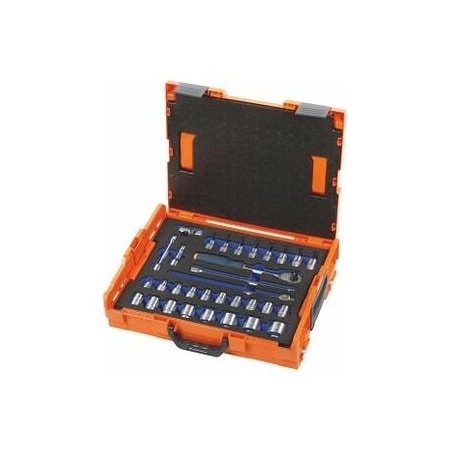 Garant 32 Pc 1/2 inch Drive Socket Set in L-Boxx, 8 mm to 34 mm 685550 32